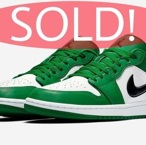Air Jordan 1 Low Pine Green sz. 8.5 w/ Orig. BOX